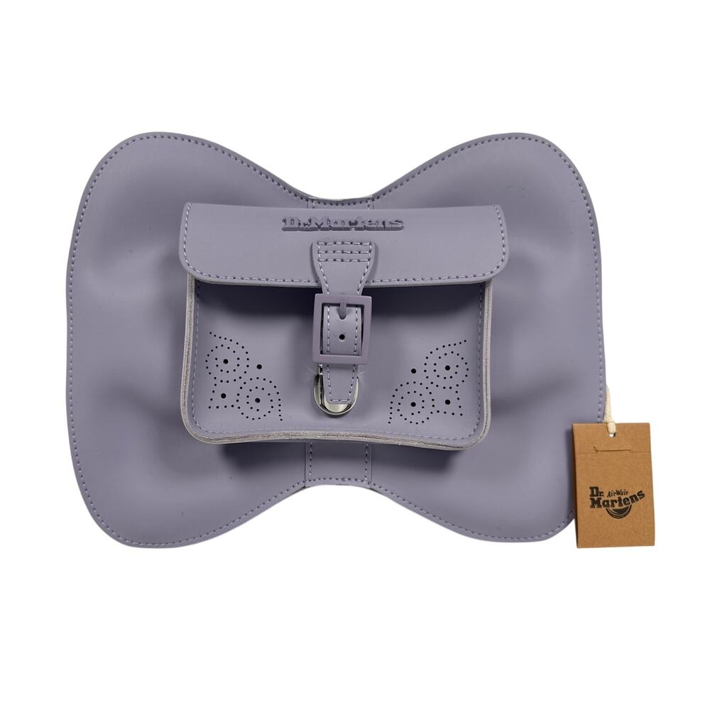 Dr. Martens Bow Bag Backpack Crossbody Purple Kiev Leather‎ Structured